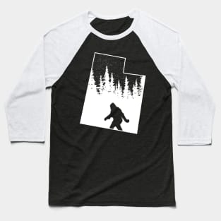 Utah Bigfoot Gift Baseball T-Shirt